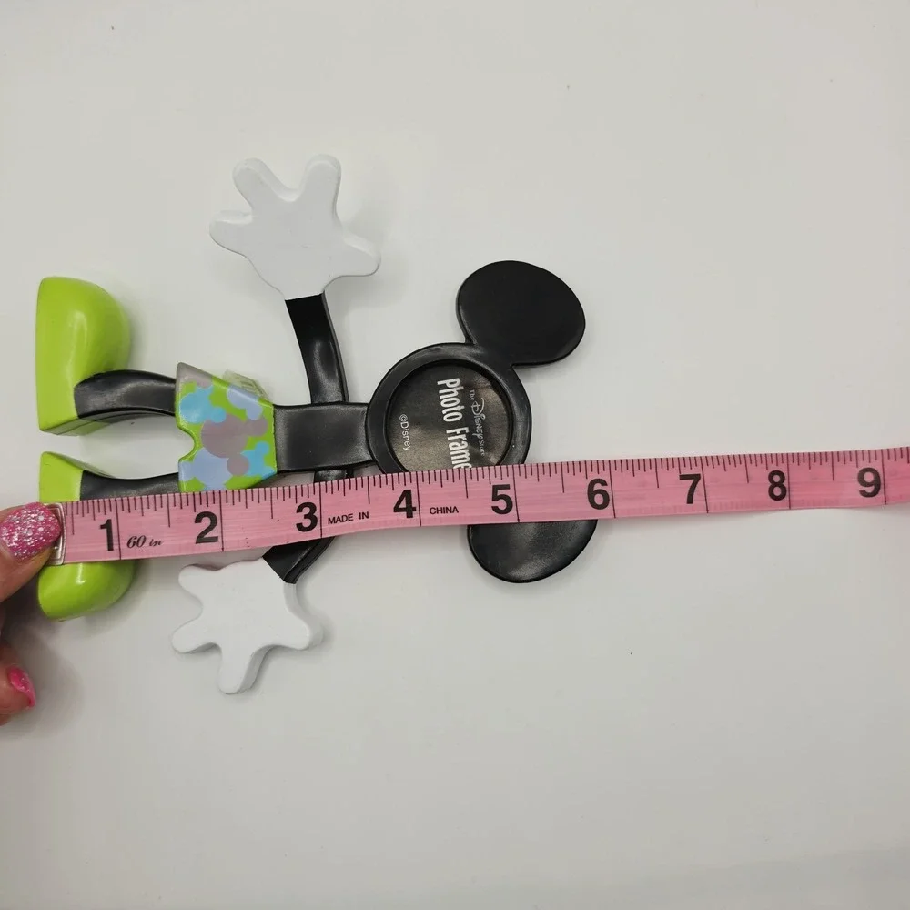 Disney World Mickey & Minnie Pop Art Head Frames Movable Arms Couples Photo